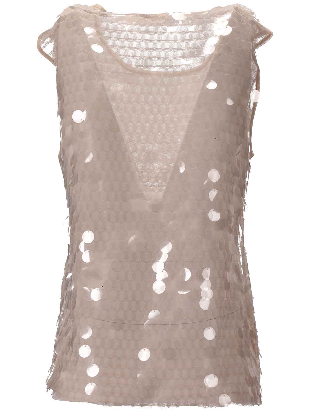 Niccolò Pasqualetti Carta Tank - Paillettes In Nude