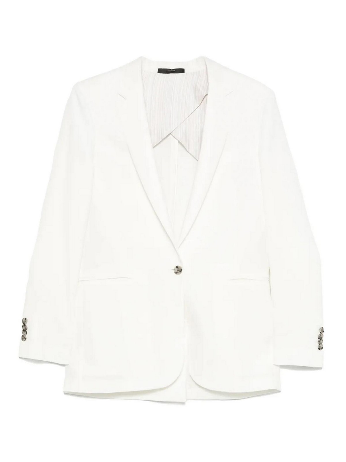 Paul Smith Linen Blazer In White