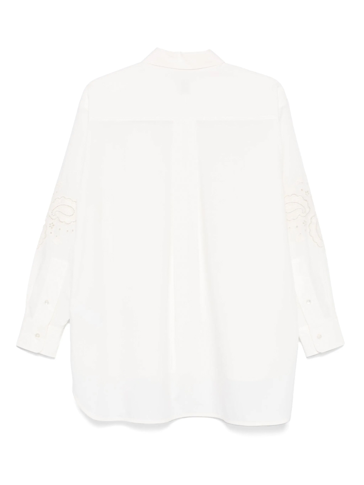 Paul Smith Floral-embroidery Shirt In White