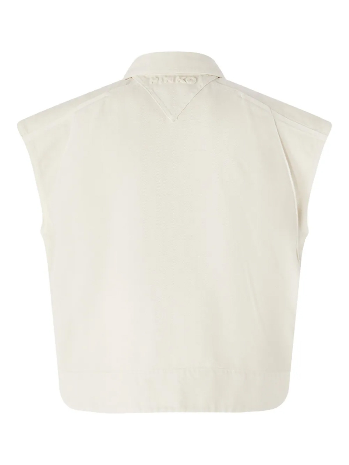 Pinko Gerard Cropped Vest In White