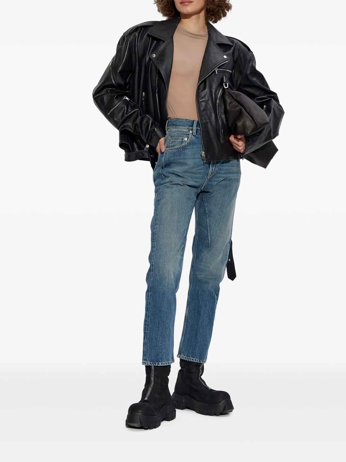 Rick Owens Drkshdw Straight-leg Jeans In Blue