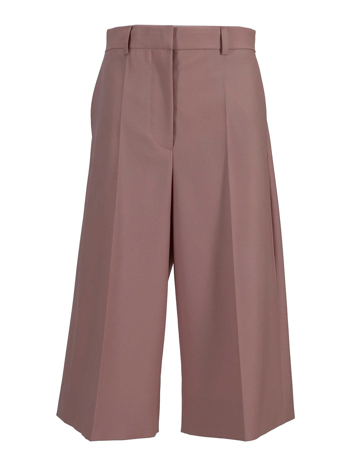 Stella Mccartney Canvas Tailoring Culotte In Pink