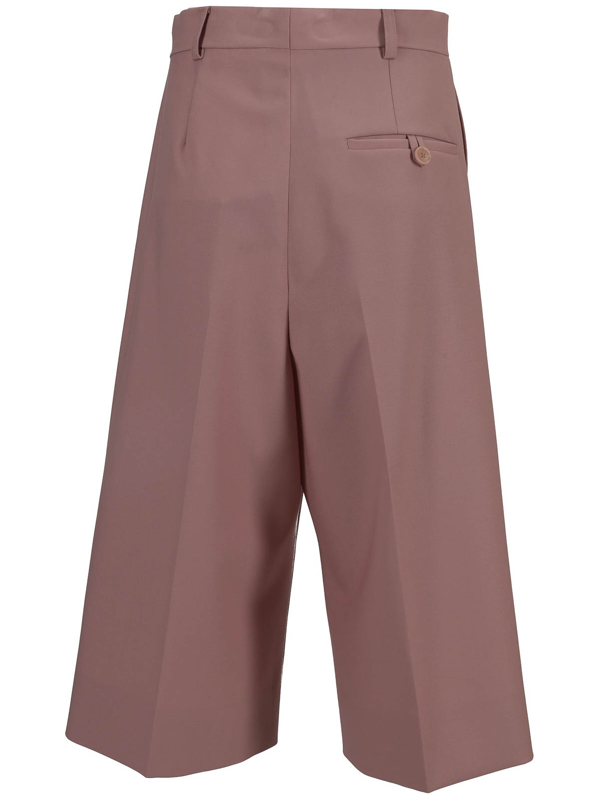 Stella Mccartney Canvas Tailoring Culotte In Pink