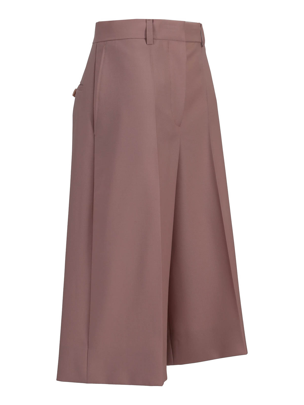 Stella Mccartney Canvas Tailoring Culotte In Pink