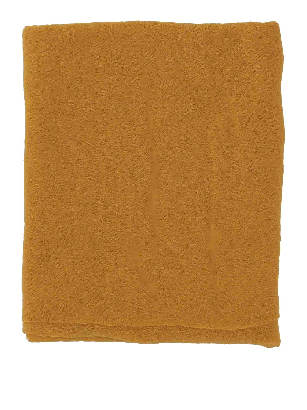 Botto Giuseppe Fine Knit Cashmere Scarf In Blue