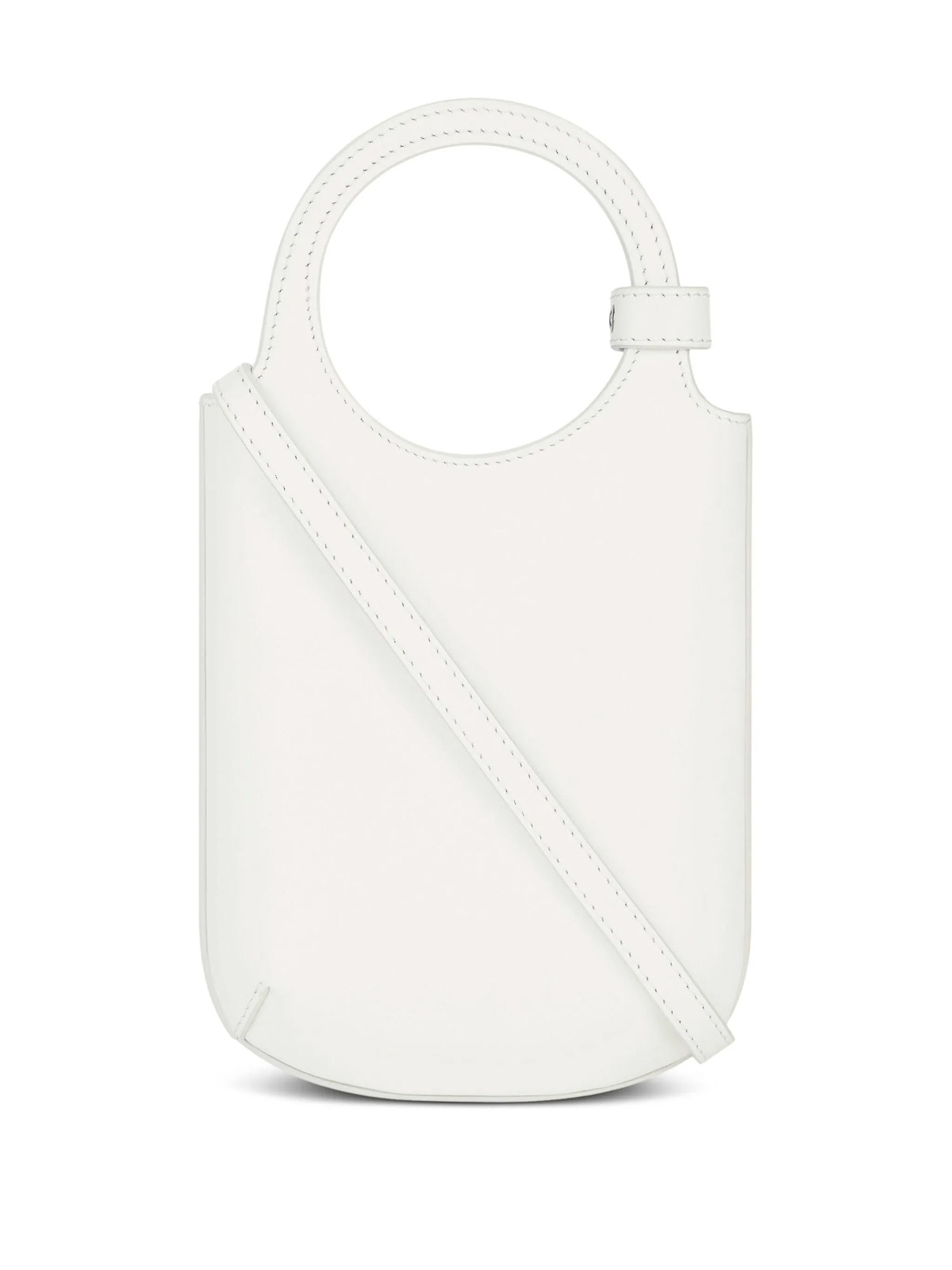 Courrèges Slim Holy Tote Bag In White