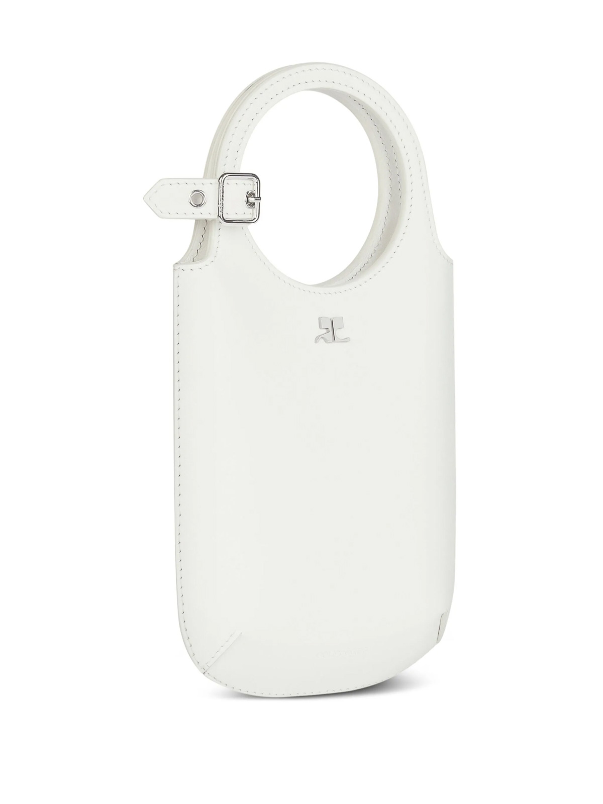 Courrèges Slim Holy Tote Bag In White