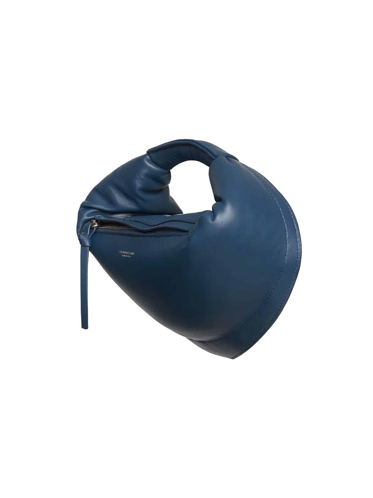 Federico Cina Mini Tortellino Tote Bag In Blue