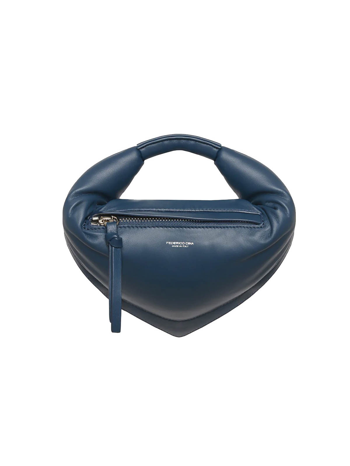 Federico Cina Mini Tortellino Tote Bag In Blue