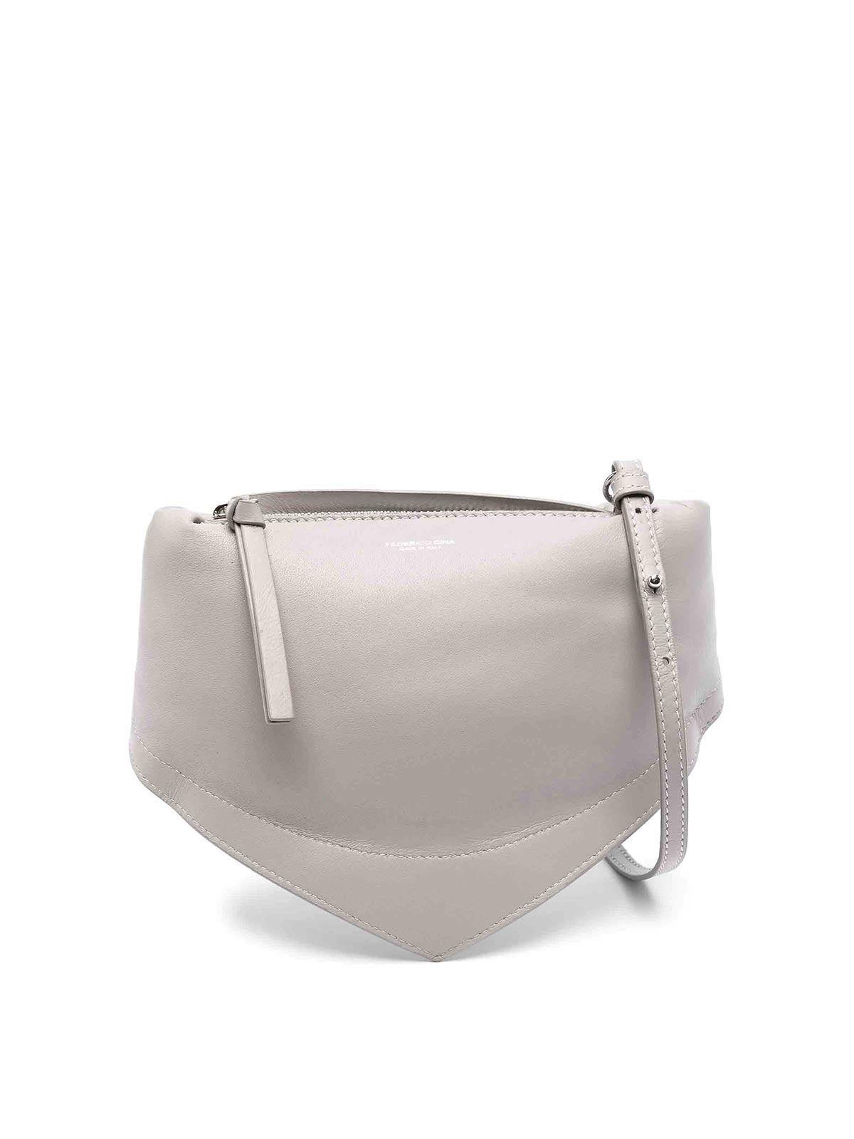 Federico Cina Mini Tortellino Tote Bag In Gray