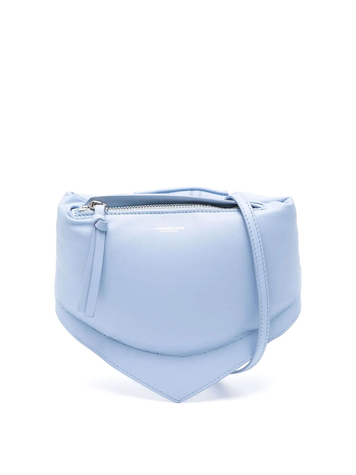 Federico Cina Mini Tortellino Tote Bag In Blue