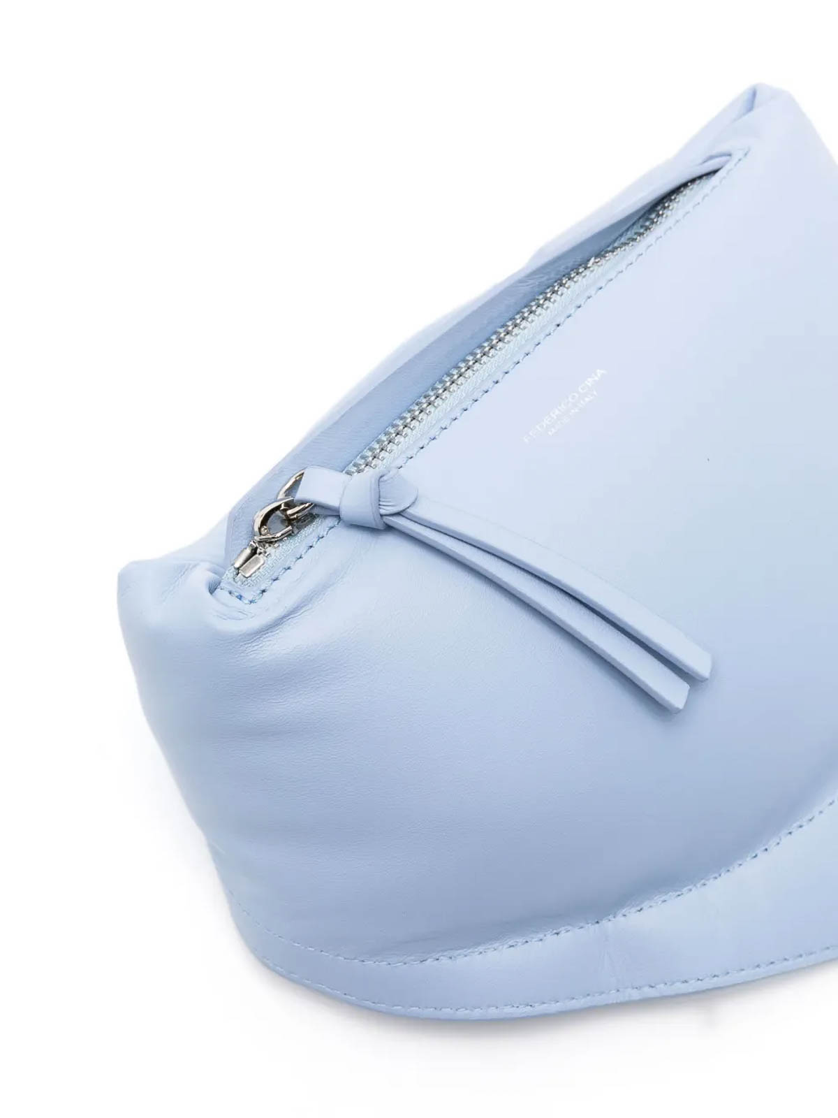 Federico Cina Mini Tortellino Tote Bag In Blue