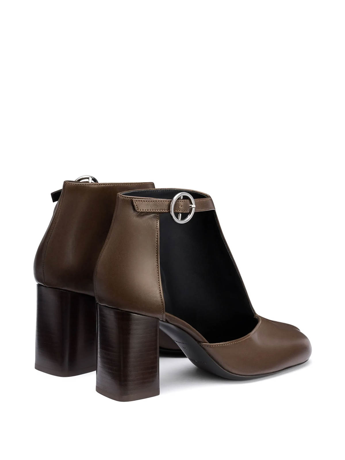 Lemaire 80mm Cut-out Boots In Brown