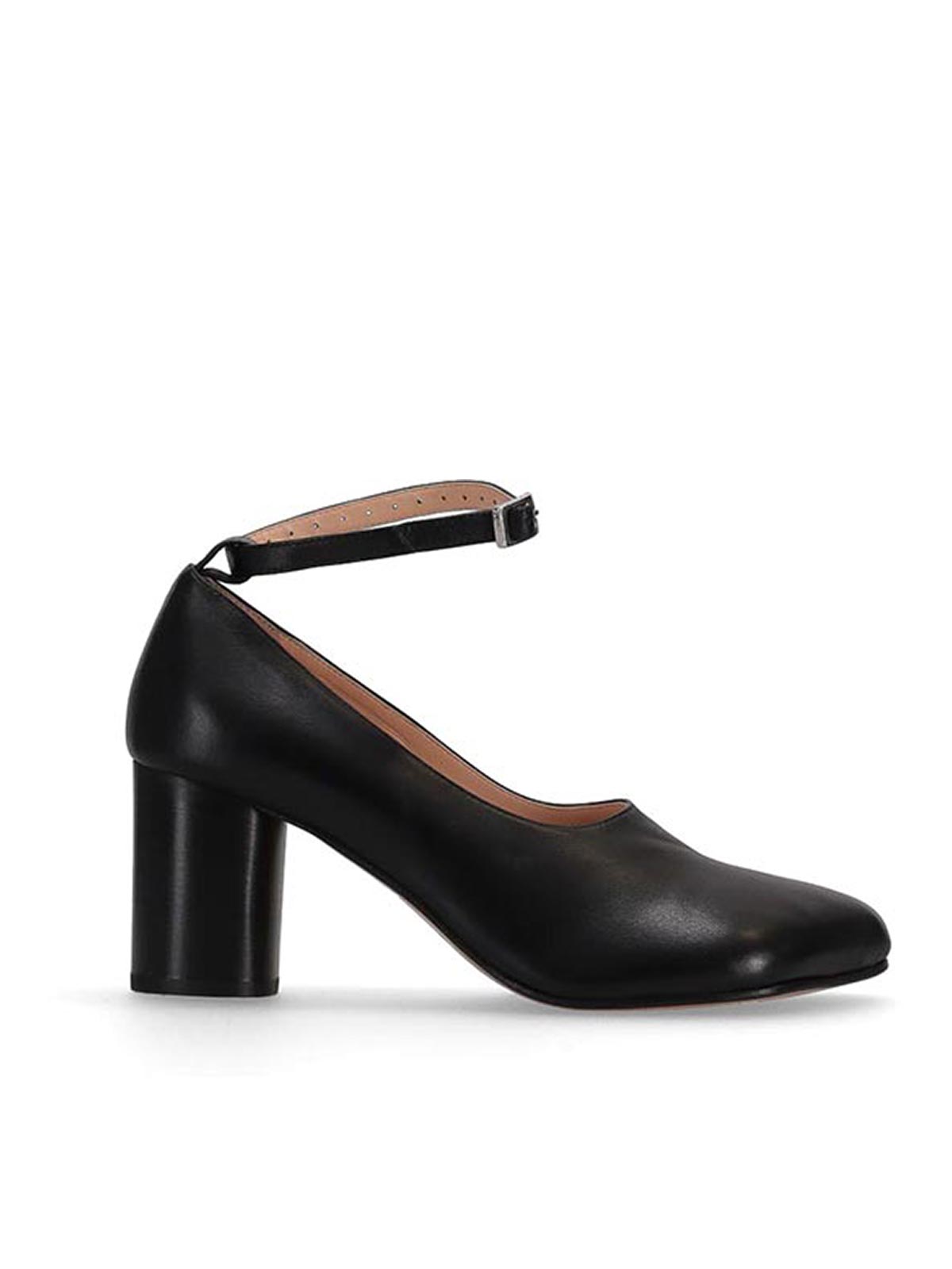 Niccolò Pasqualetti Obliqua Block Heel Pumps - Calfskin Leather In Black