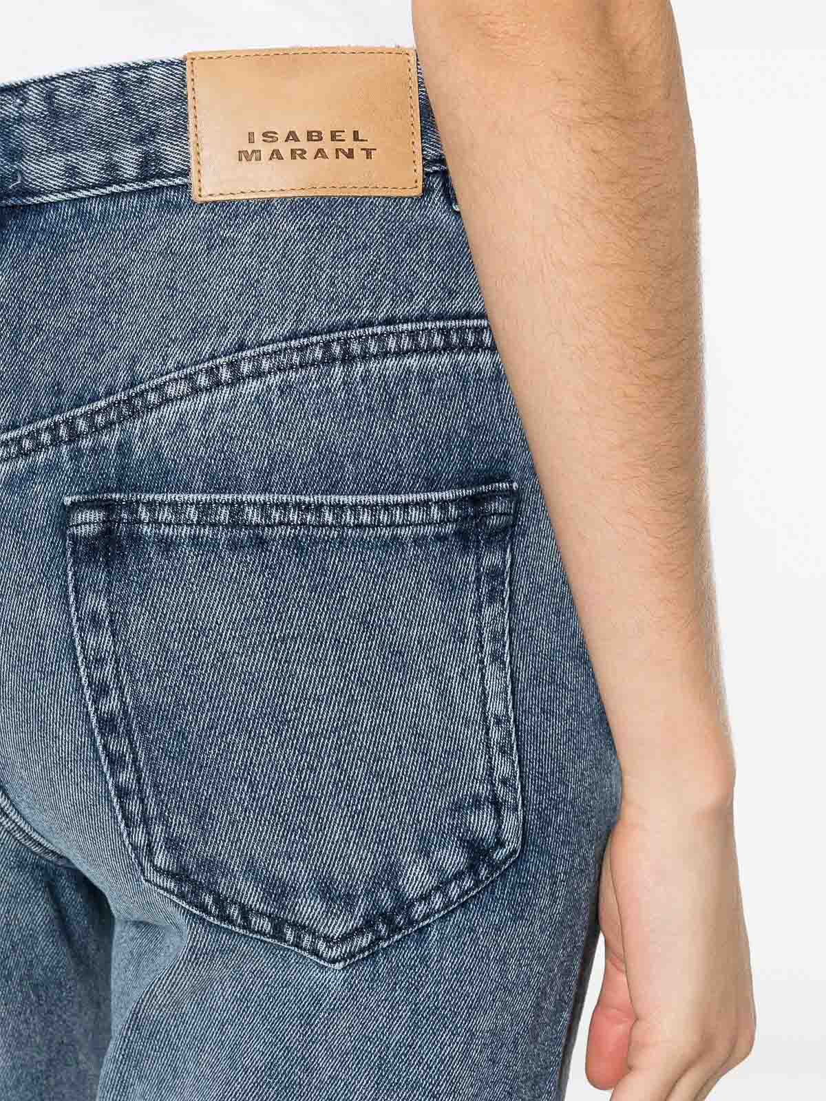Isabel Marant High-rise Bootcut Denim Jeans With Belt Loops In Blue