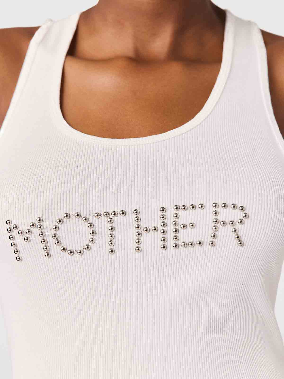 Stella Mccartney Top Mother With Studs In White