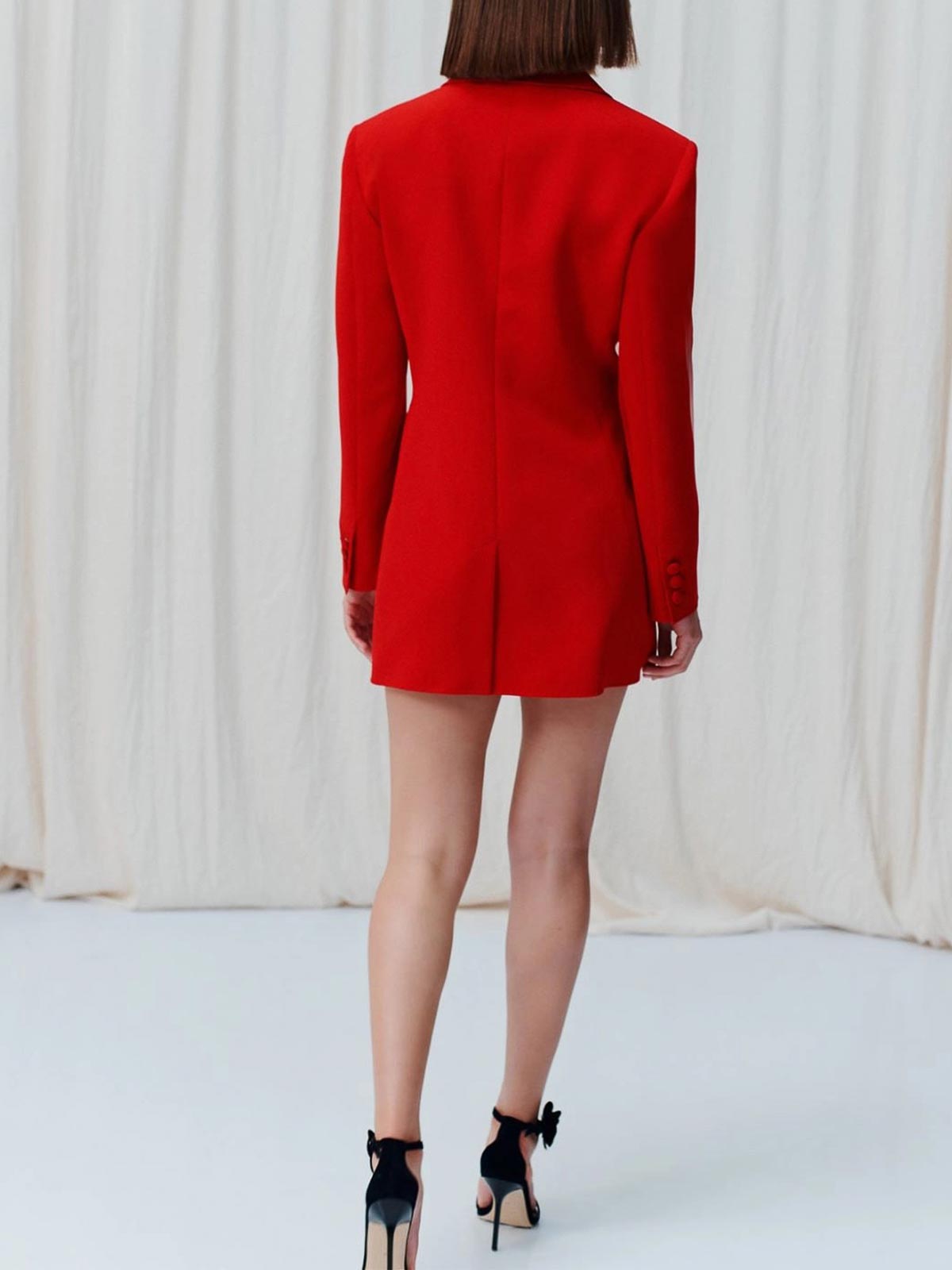 Marella Red Blazer In Red