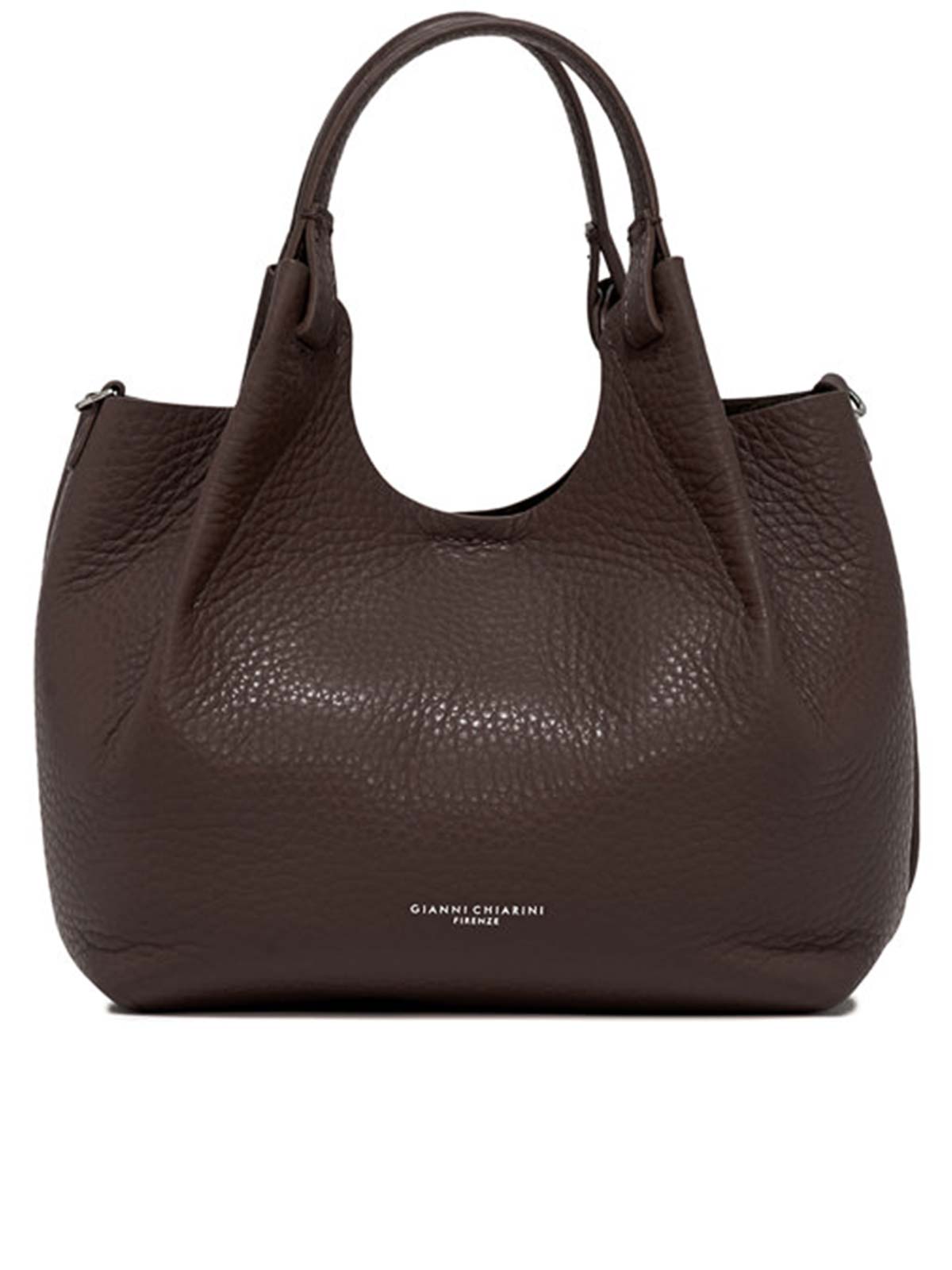 Gianni Chiarini Dua Leather Tote Bag In Black