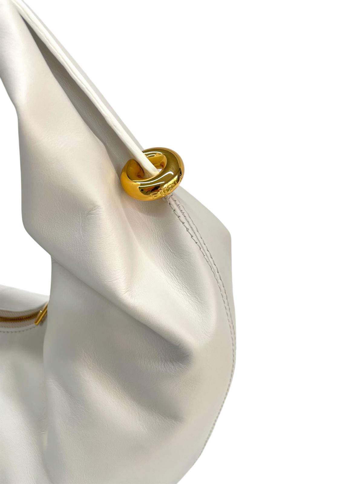 Furla Ring S Hobo In White