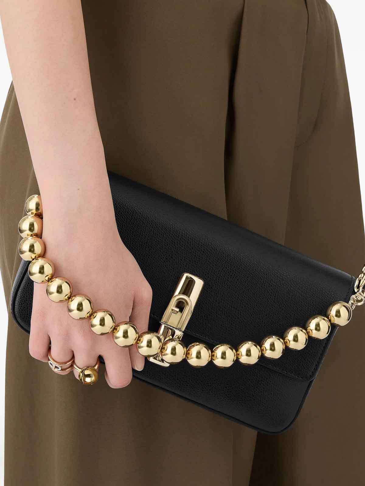 Furla Iride S Crossbody In Black