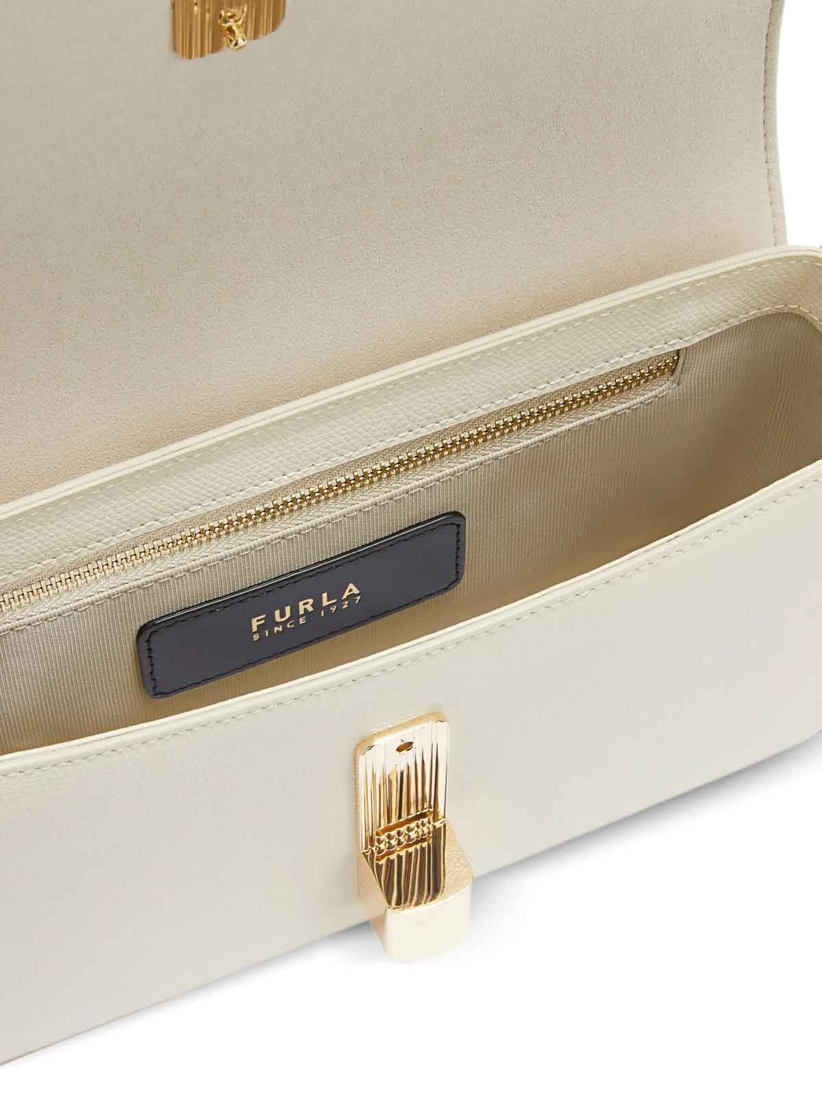 Furla Iride S Crossbody In White