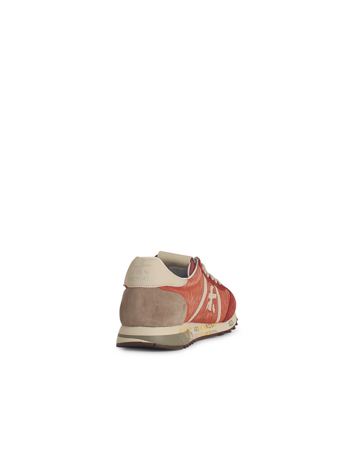 スニーカー PREMIATA Men Sneakers LUCY7257 Red Premiata Lucy Red Leather Blend Sneakers - Red - Men | LUCY7257