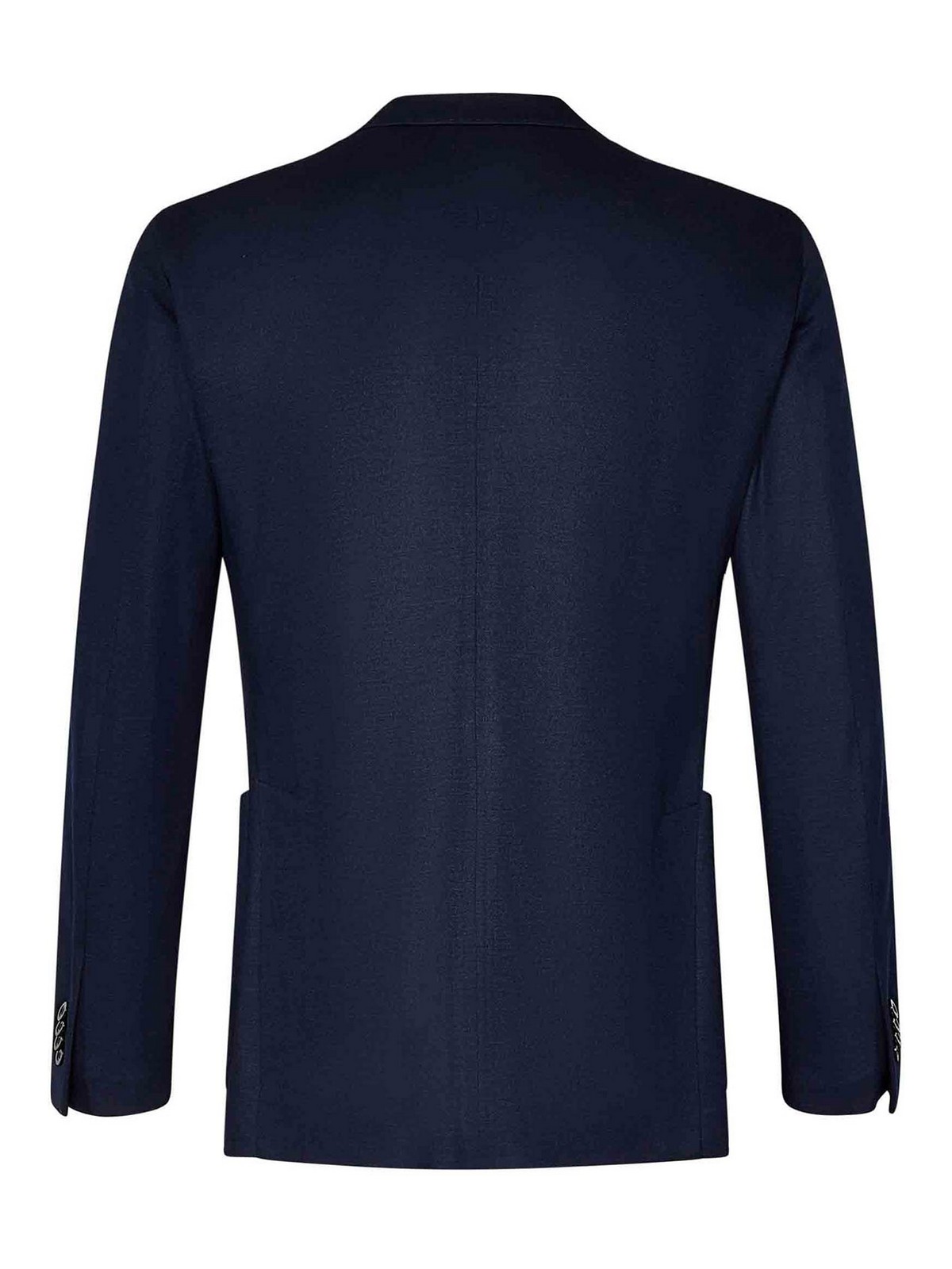 Boglioli Single-breasted Blue Cashmere In Blue