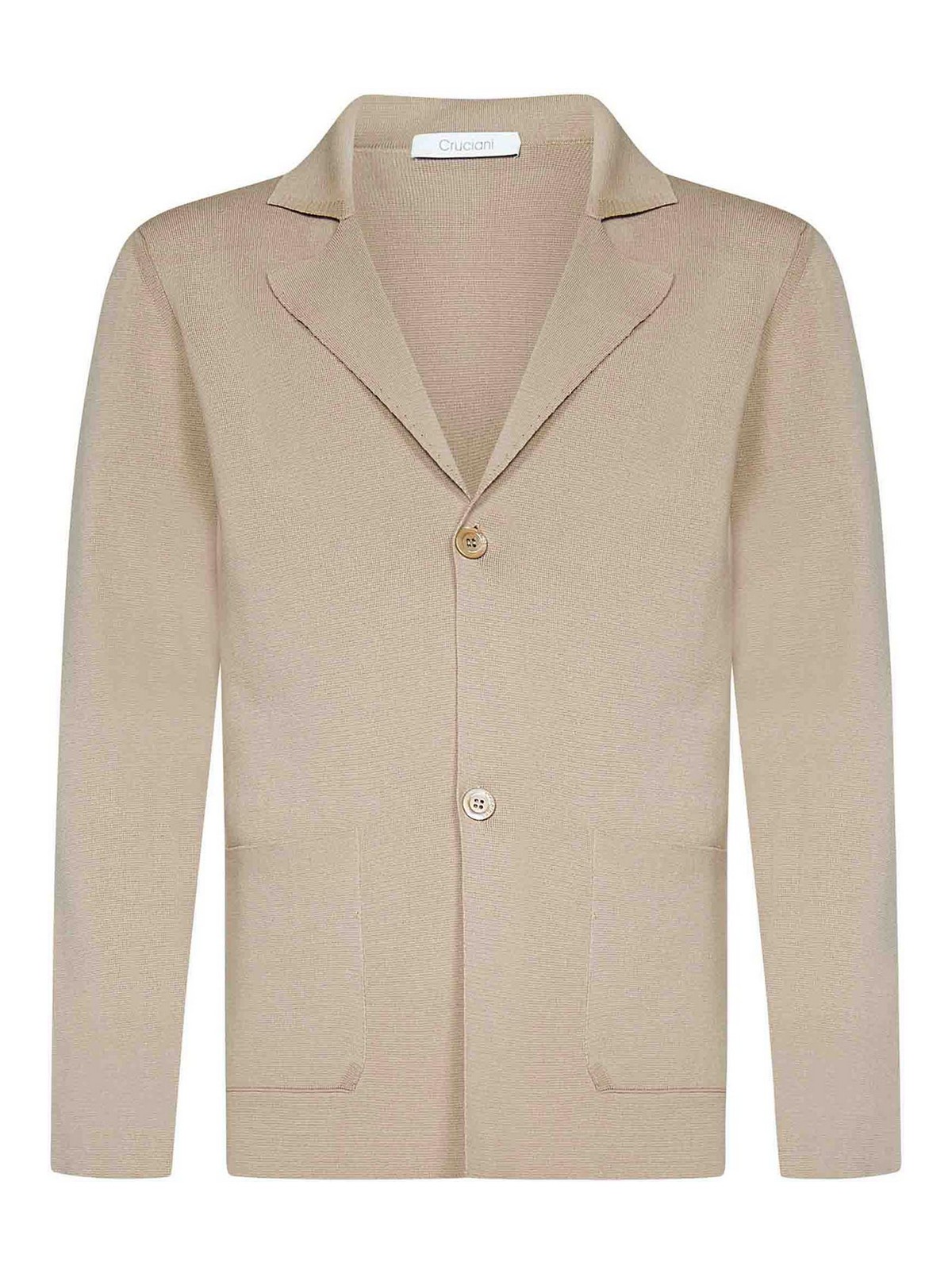 Cruciani Single-breasted Blazer In Gold