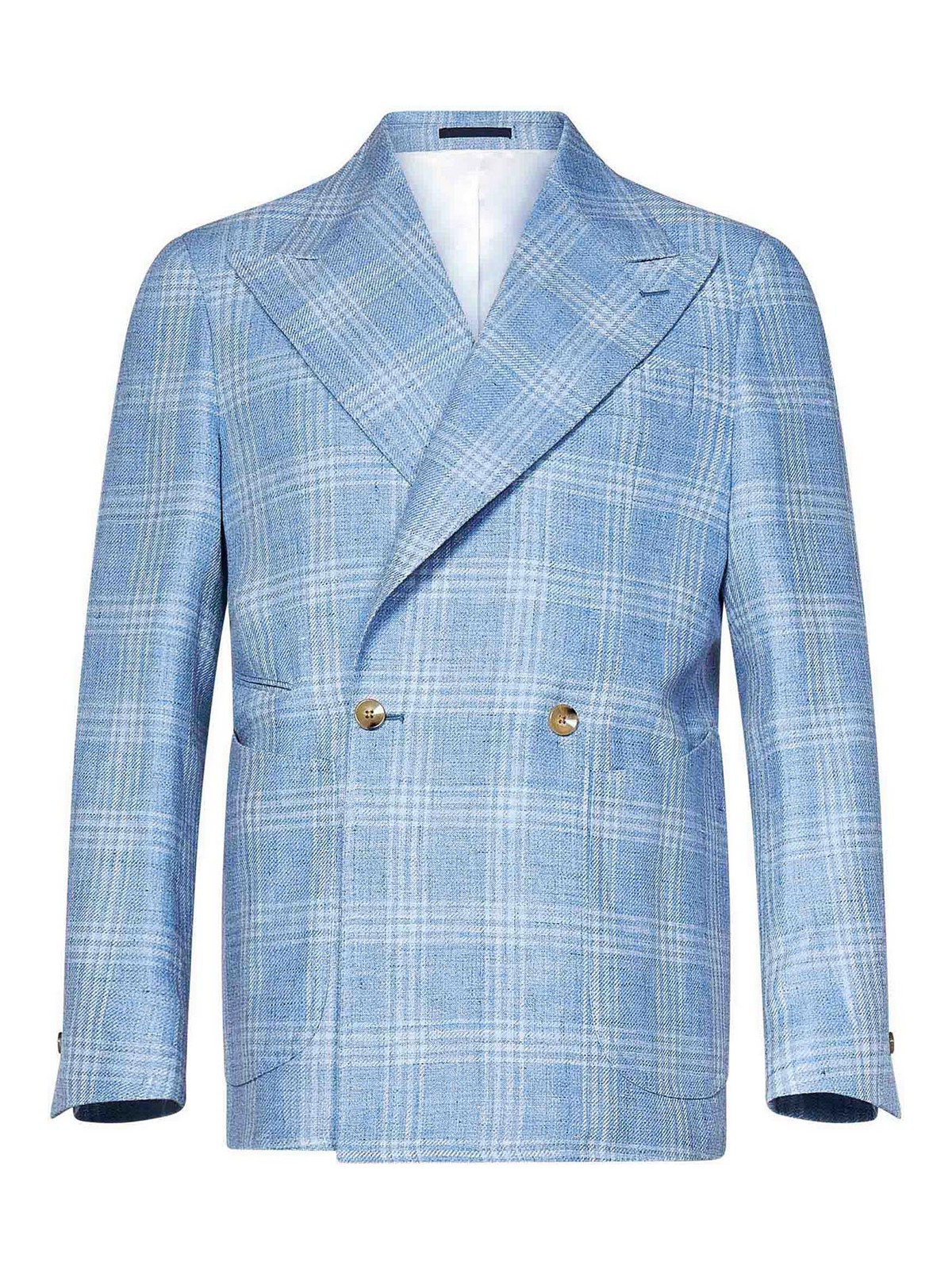 Franzese Collection Al Pacino Double-breasted Blazer In Blue