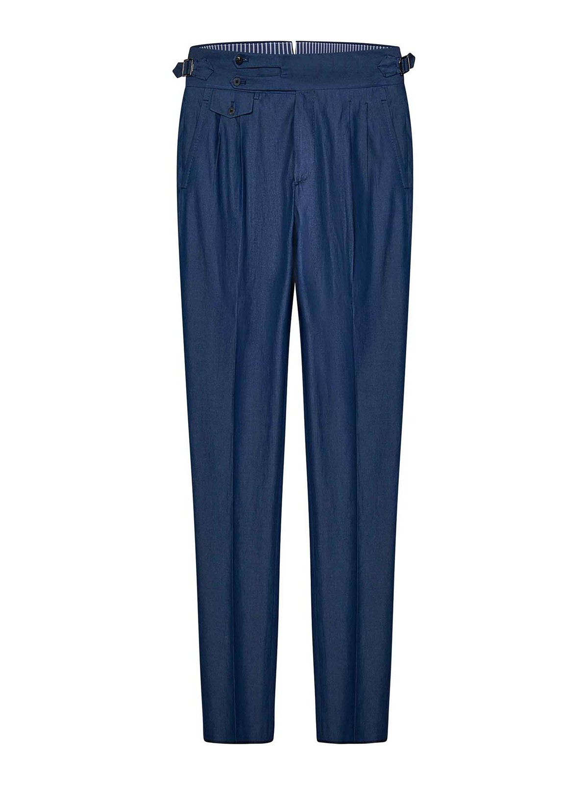 Franzese Collection Tailored Trousers Model Principe Di Savoia In Blue