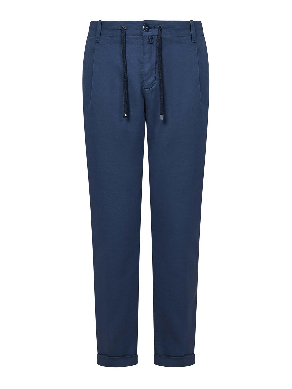 Handpicked Udine Majolica Regular-fit Trousers In Blue