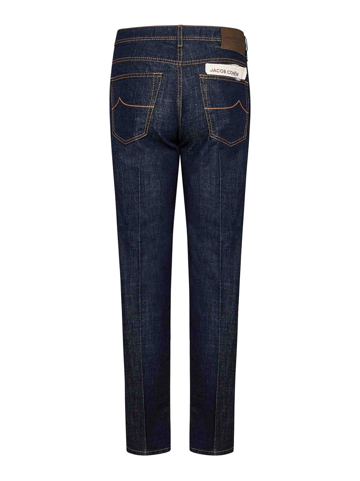 Jacob Cohen Scott Cropped Carrot Slim Fit Jeans In Blue