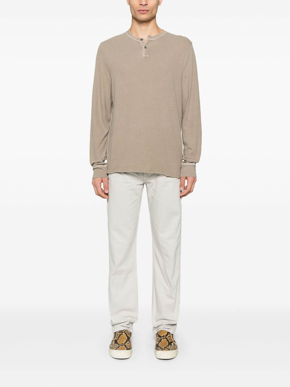 Tシャツ・カットソー JAMES PERSE Men T Shirts MJD3755 BEIGE Tシャツ・カットソー JAMES PERSE Men T Shirts MJD3755 BEIGE
