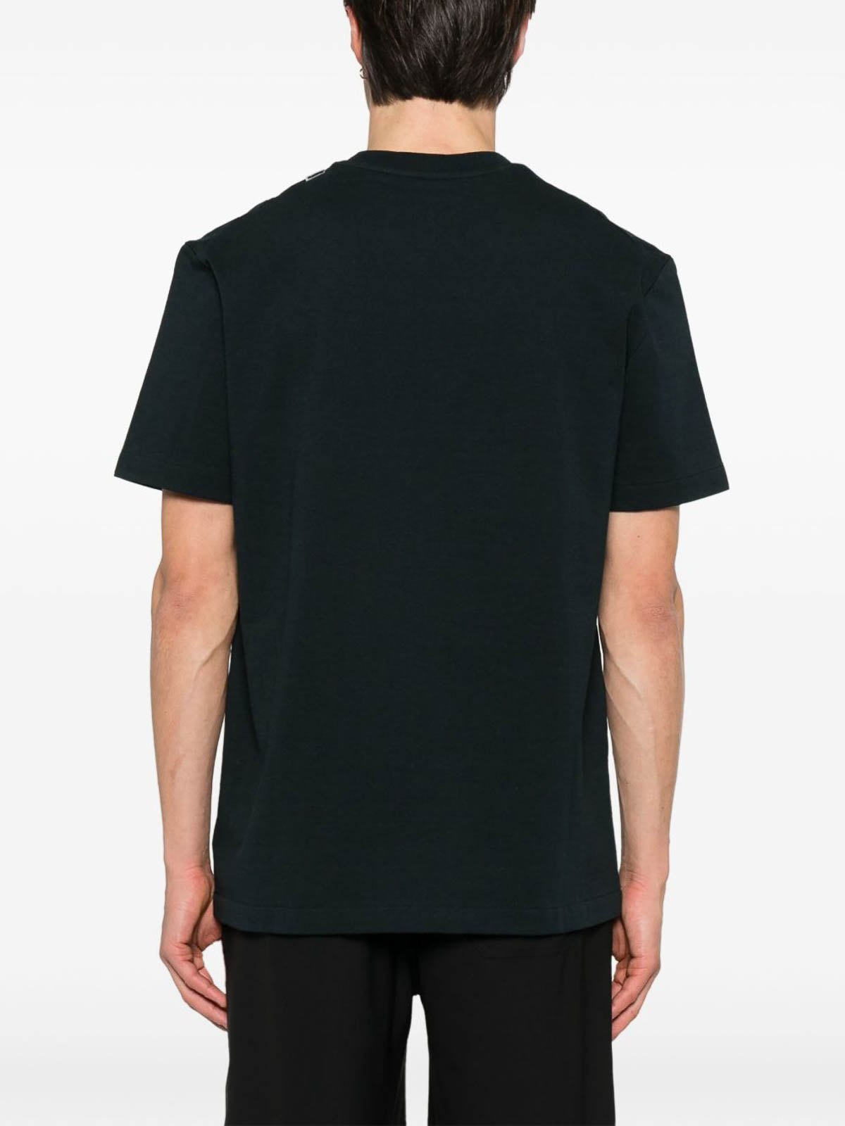 Jil Sander Black Cotton T-shirt In Black