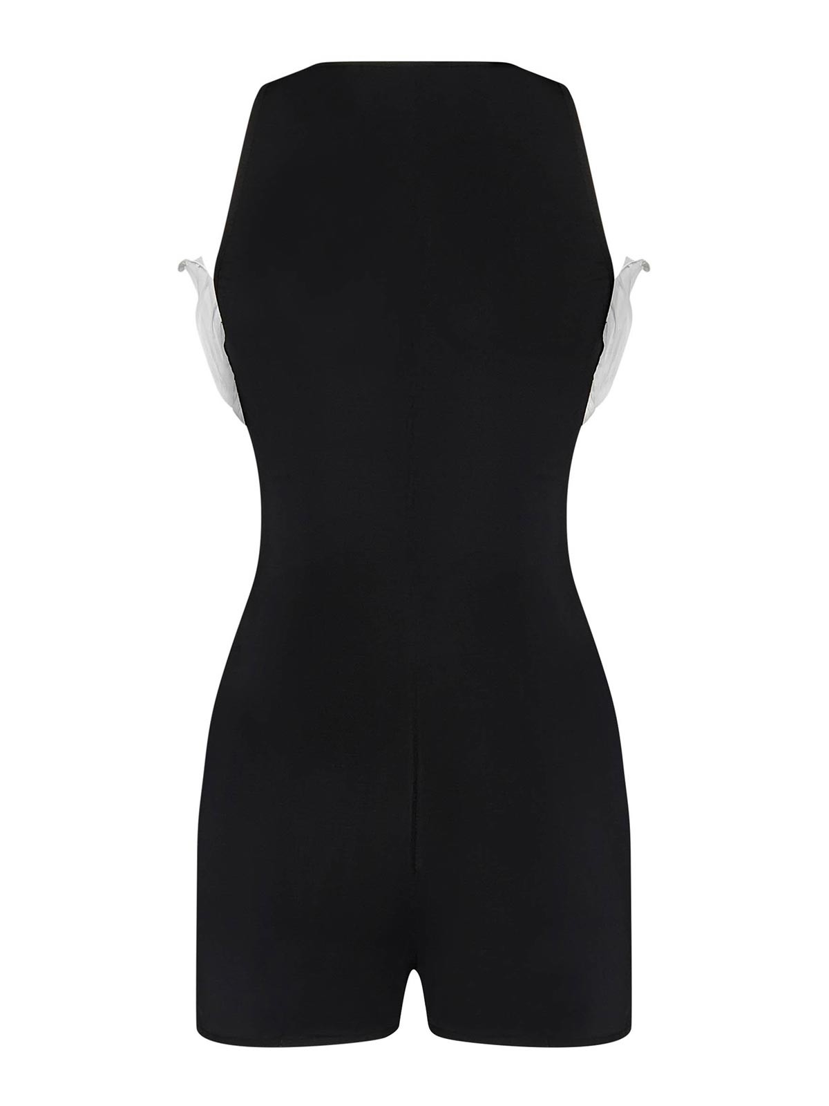 Nensi Dojaka Kylie Jumpsuit In Black Stretch Jersey In Black