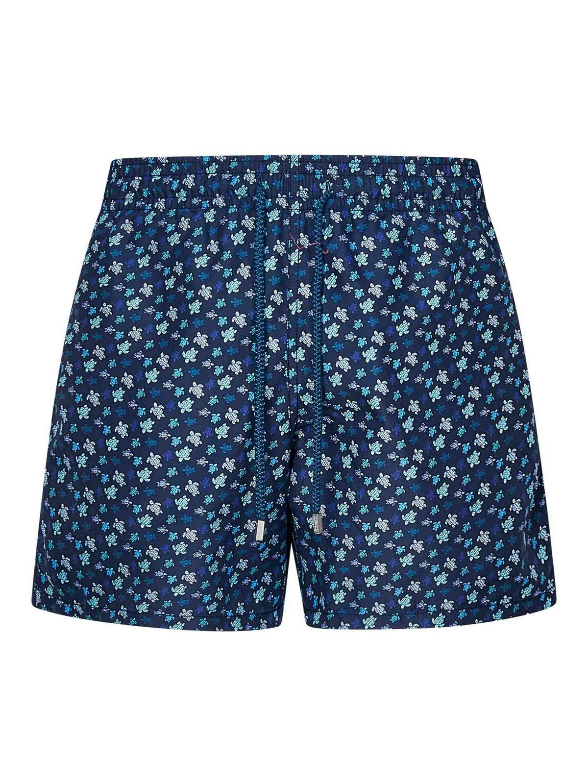 Vilebrequin Navy Blue Recycled Fabric Swimsuit In Blue