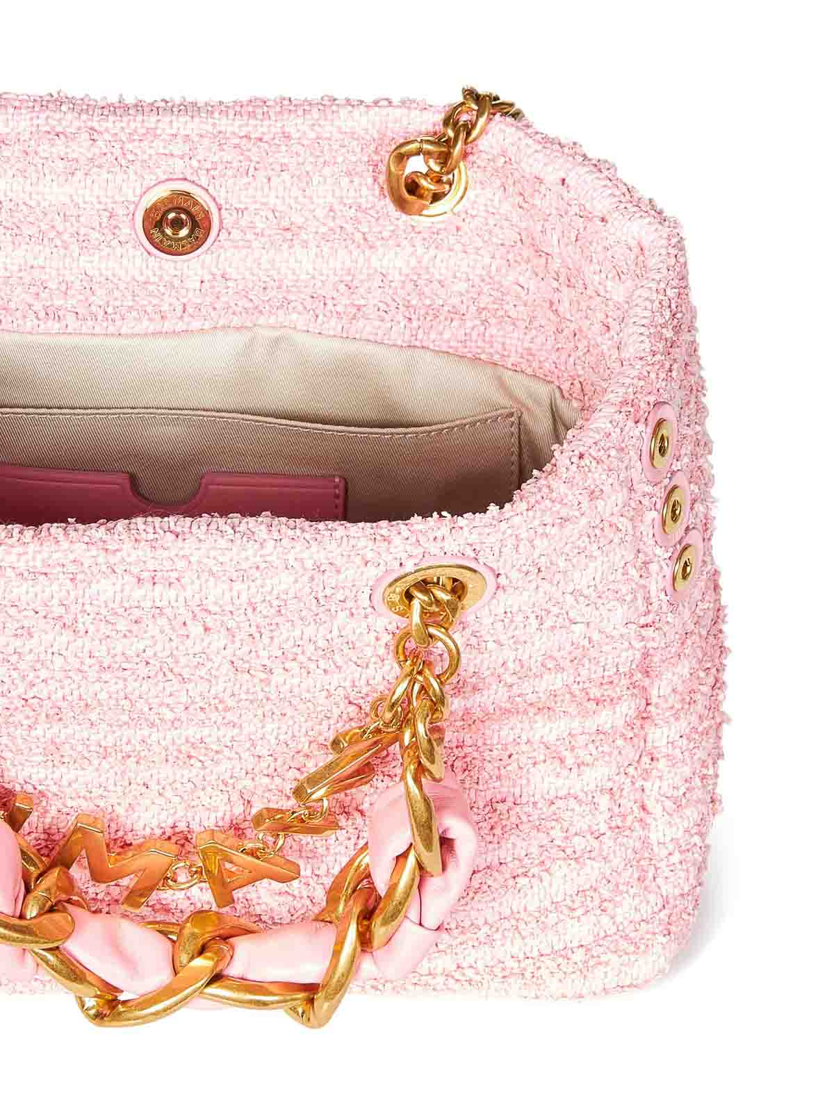 Balmain Raffia Small 1945 Soft Shopper Bag In Nude