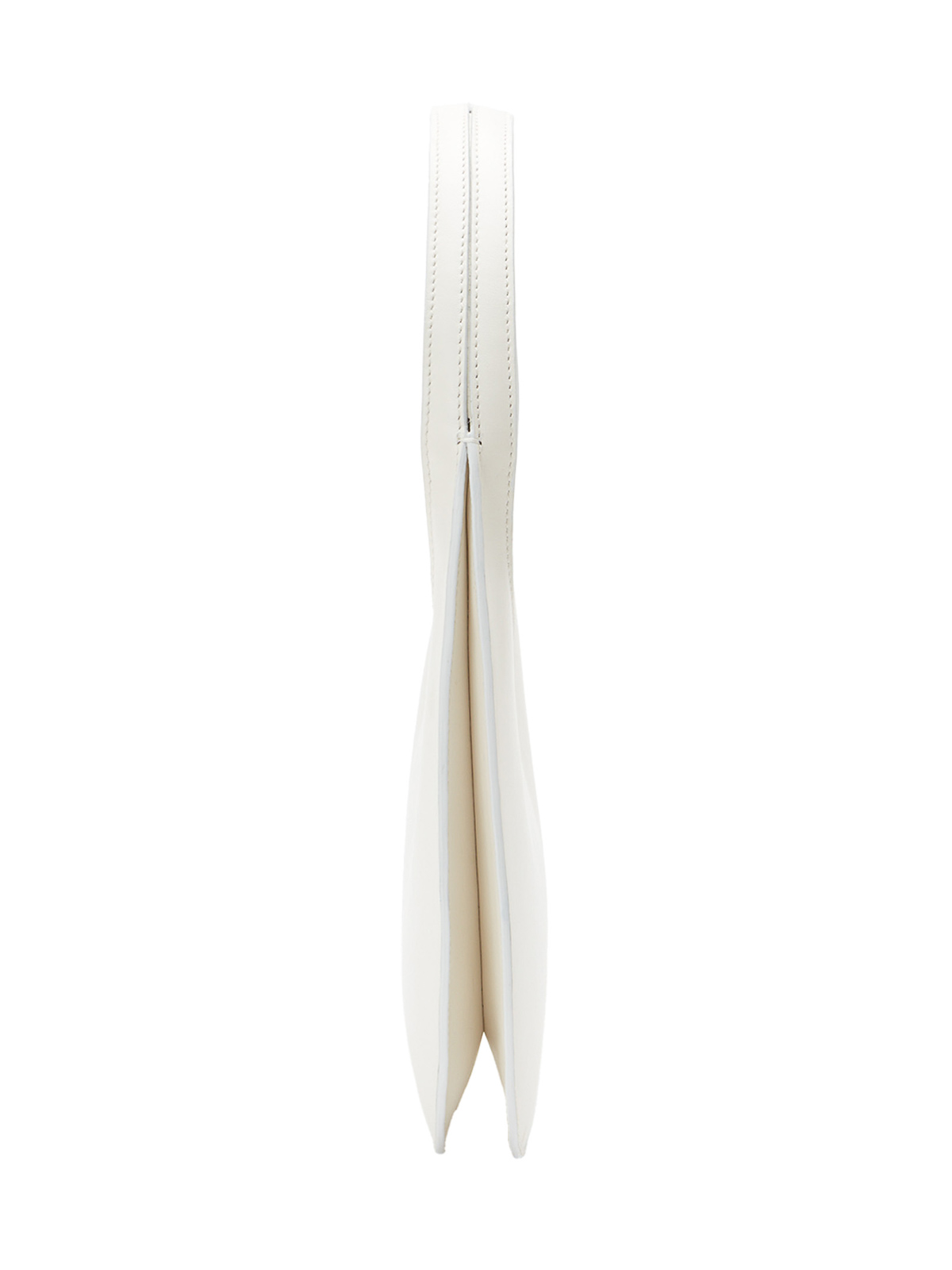 Coperni Swipe Handbag In White Leather In White