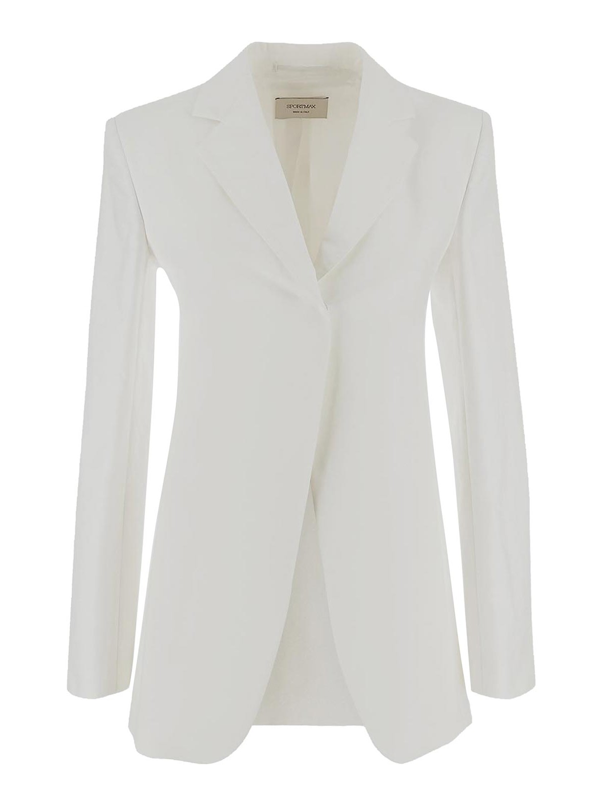 アウターその他 SPORTMAX Woman Blazer White 2412911041600 001 Sportmax Outlet: Jacket woman - White | Sportmax blazer
