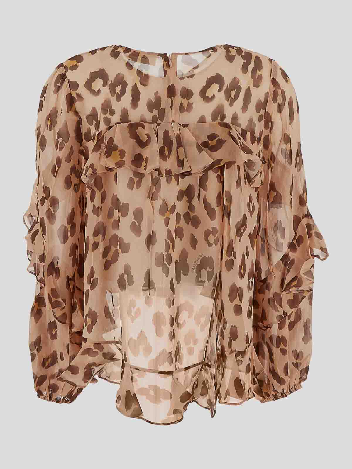 Zimmermann V-neck Top In Brown