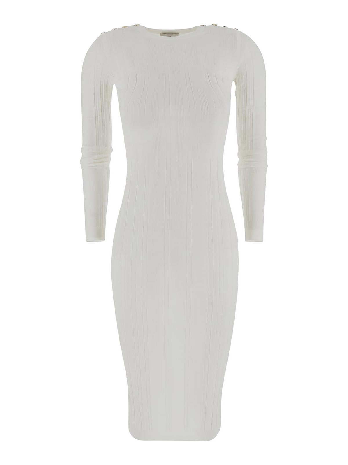 Elisabetta Franchi Ribbed Midi Dress
