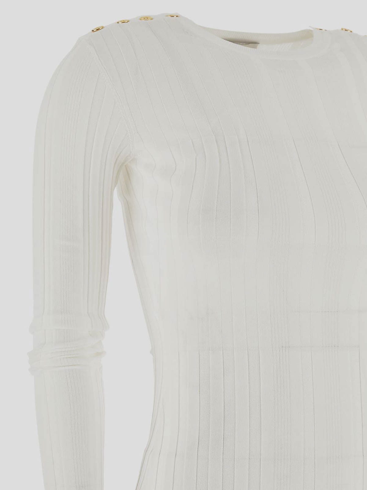 Elisabetta Franchi Ribbed Midi Dress