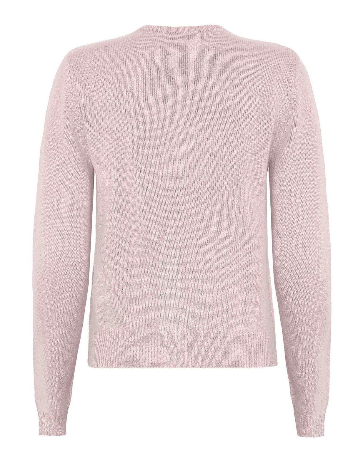 Emerson Renaldi Cardigan With Decorative Buttons In Pink