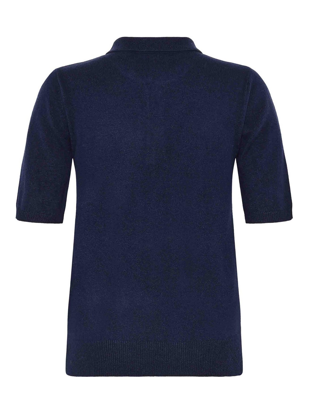 Emerson Renaldi Button-down Polo Shirt In Blue