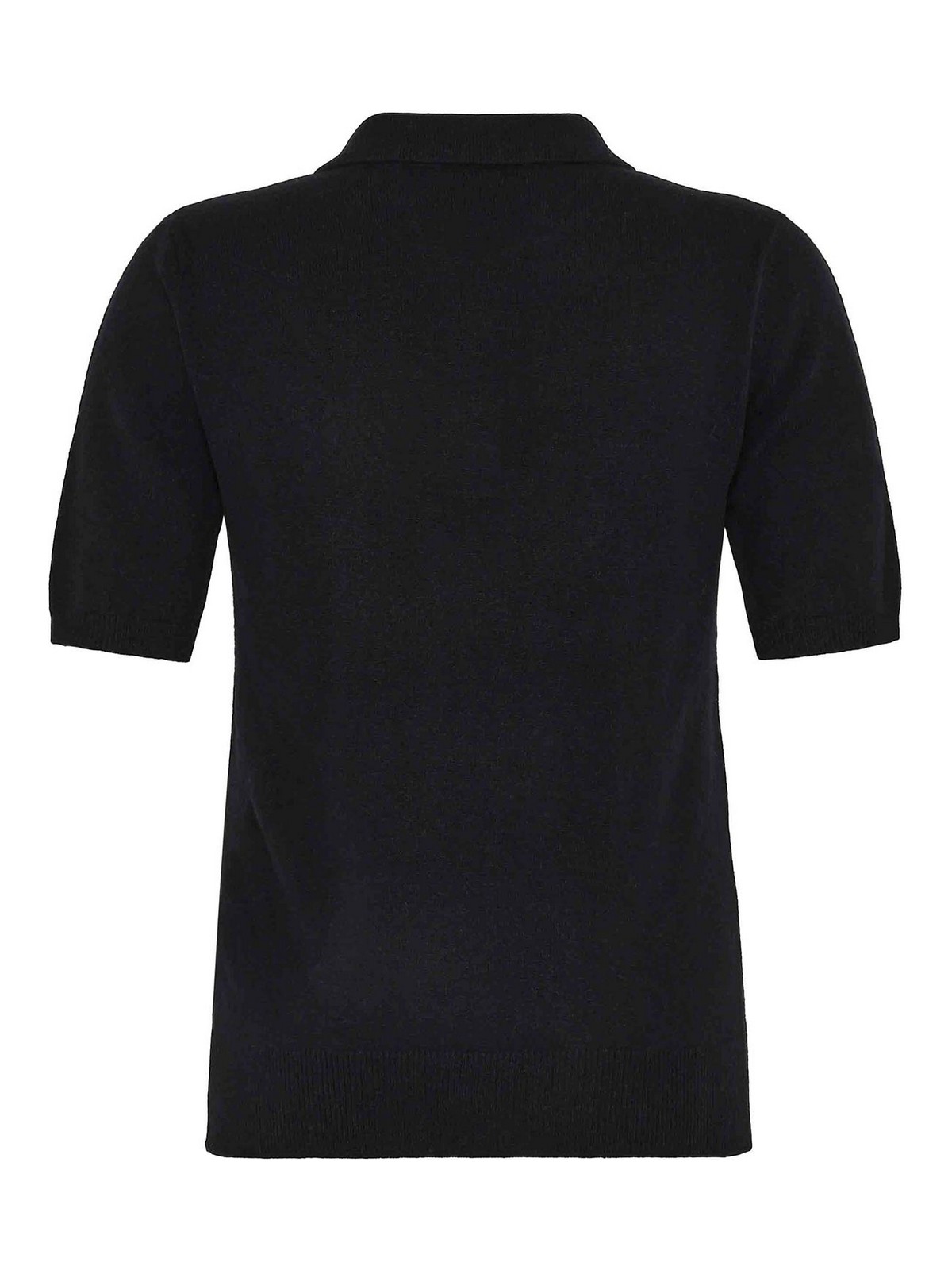 Emerson Renaldi Button-down Polo Shirt In Black