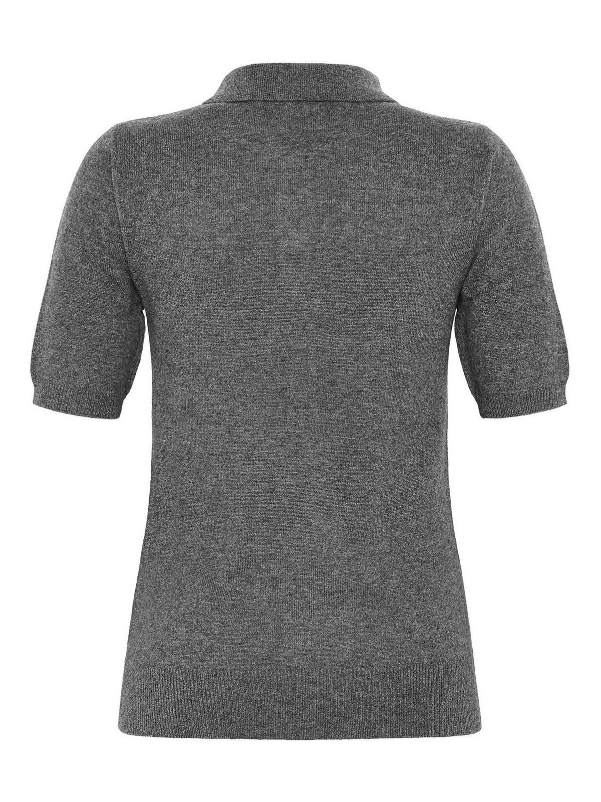 Emerson Renaldi Button-down Polo Shirt In Gray
