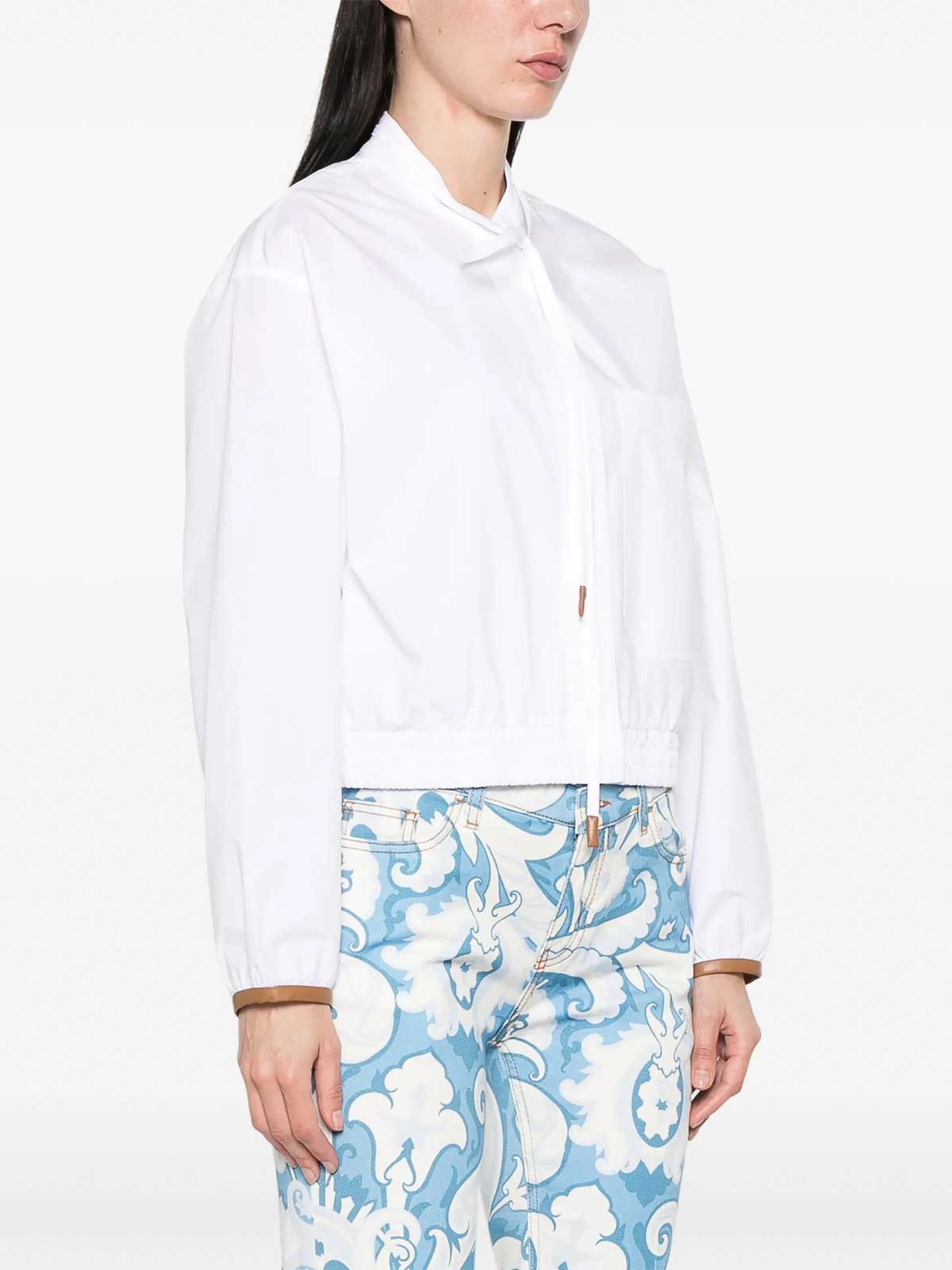 Dorothee Schumacher Poplin Power Blouse In White