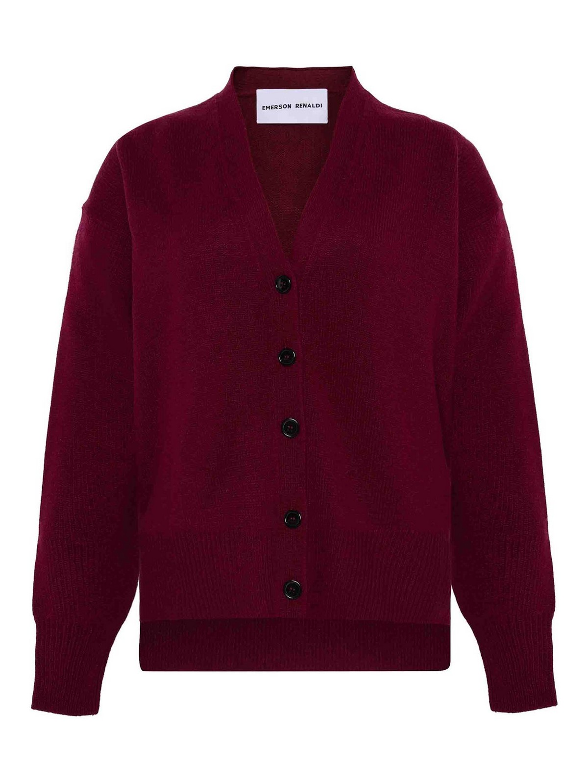 Emerson Renaldi Oversized Cardigan In Red
