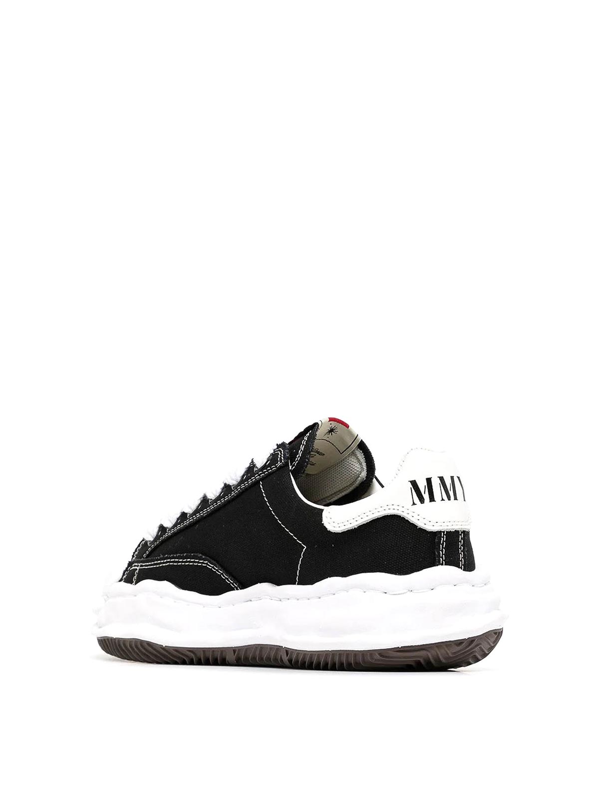 Miharayasuhiro Bakley Original Sole Canvas Low Sneakers In Black