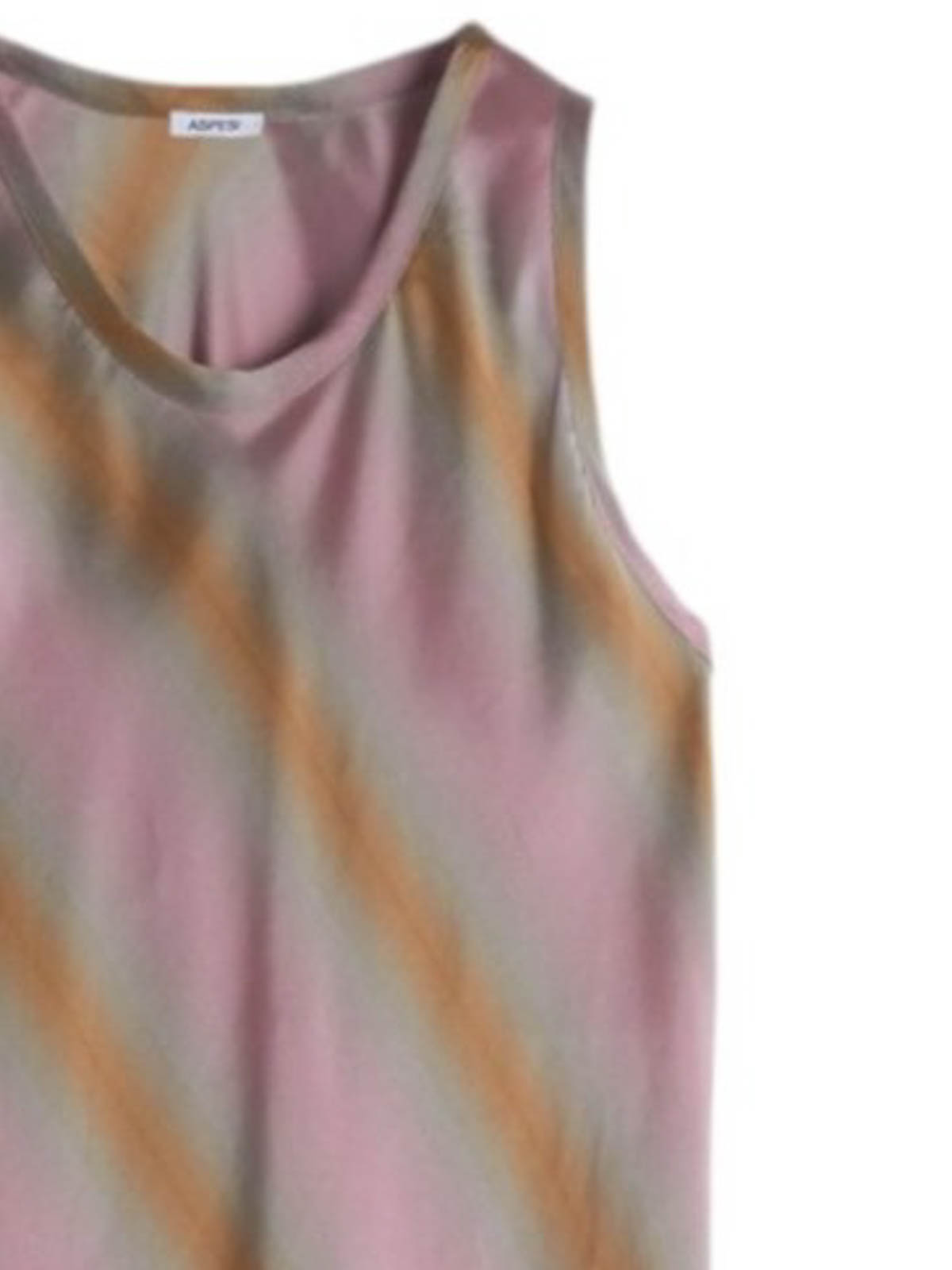 Aspesi Silk Silk Saggia Saglia Dress Degrade In Pink